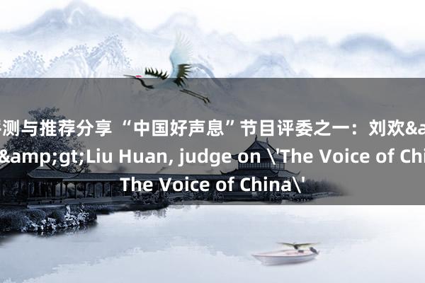 游戏评测与推荐分享 “中国好声息”节目评委之一：刘欢&lt;br/&gt;Liu Huan, judge on 'The Voice of China'